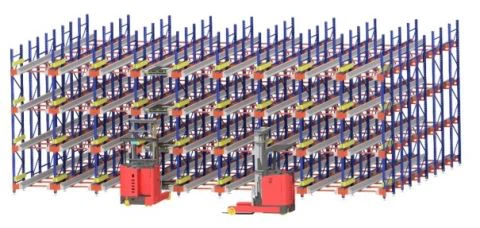 Rak gudang penyimpanan